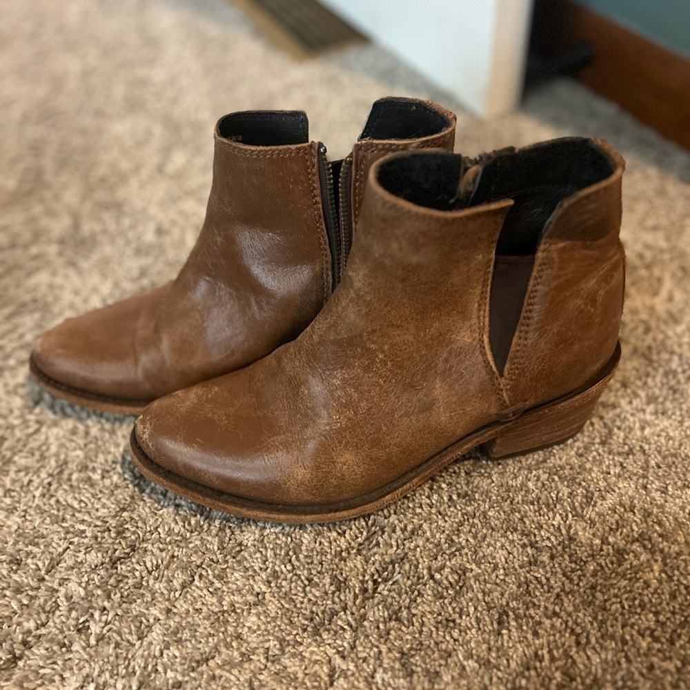 Elegant Brown Ankle Booties